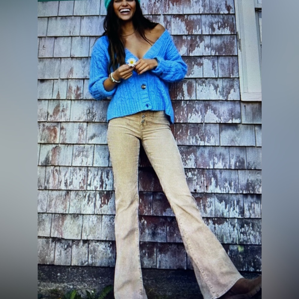 NWT American Eagle Tan Flare Pants